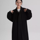 Tie Collar Long Coat SRS0384