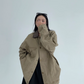 Leather Collar Military Jacket YLS0914