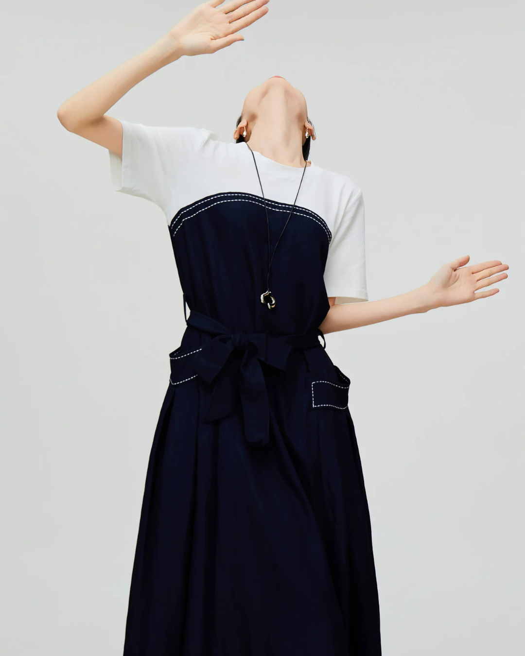 Bandeau-Style Docking Dress FER0302