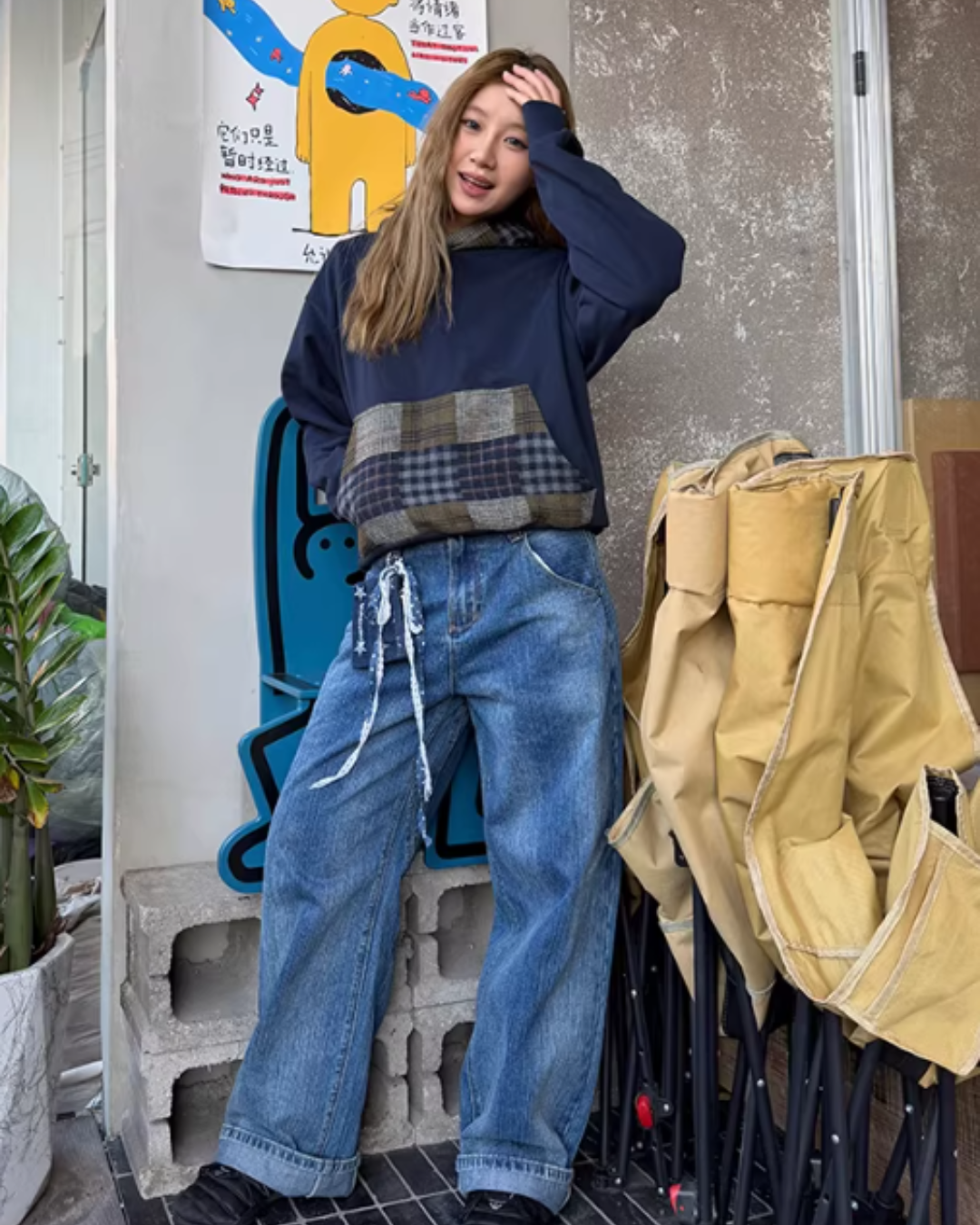 Vintage Wide Denim Pants CYE0099