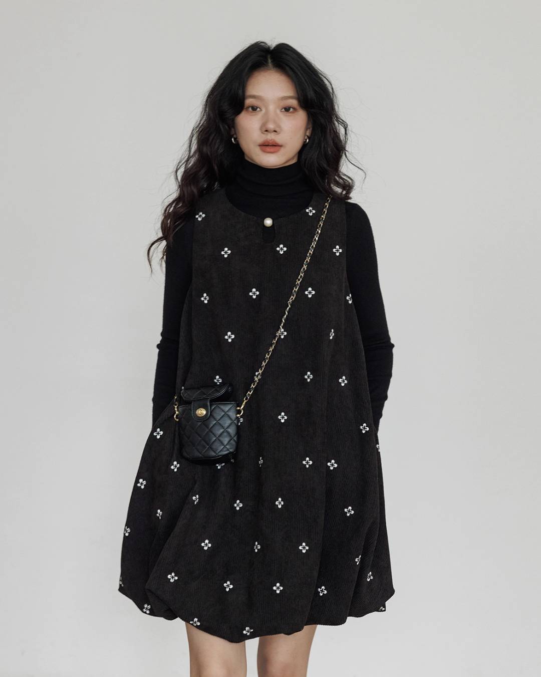 Round Neck Vest Dress VAS0171