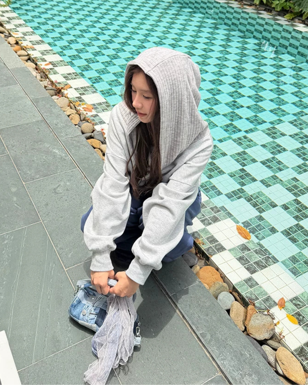 Off-Shoulder Sweatshirt Hoodie CYE0105