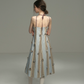 Patchwork Cami Long Dress USY0003