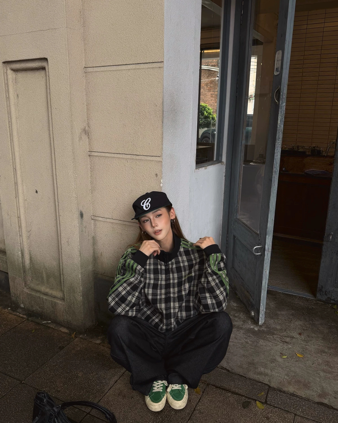Checkered Track Jacket WWP0020