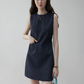 Heart Pocket Sleeveless Dress VOE0002