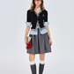 Layered Style V-Neck Slim Knit BHB0002