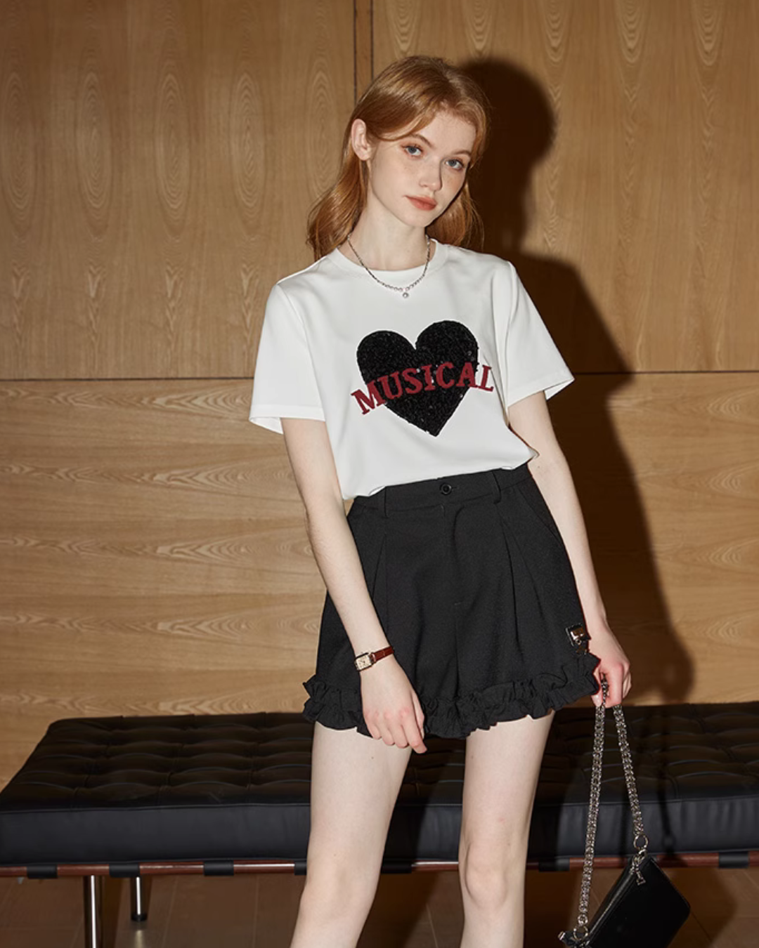 Heart Logo Short Sleeve T-Shirt KMV0014