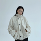 Stand Collar Balloon Sleeve Jacket YLS0921