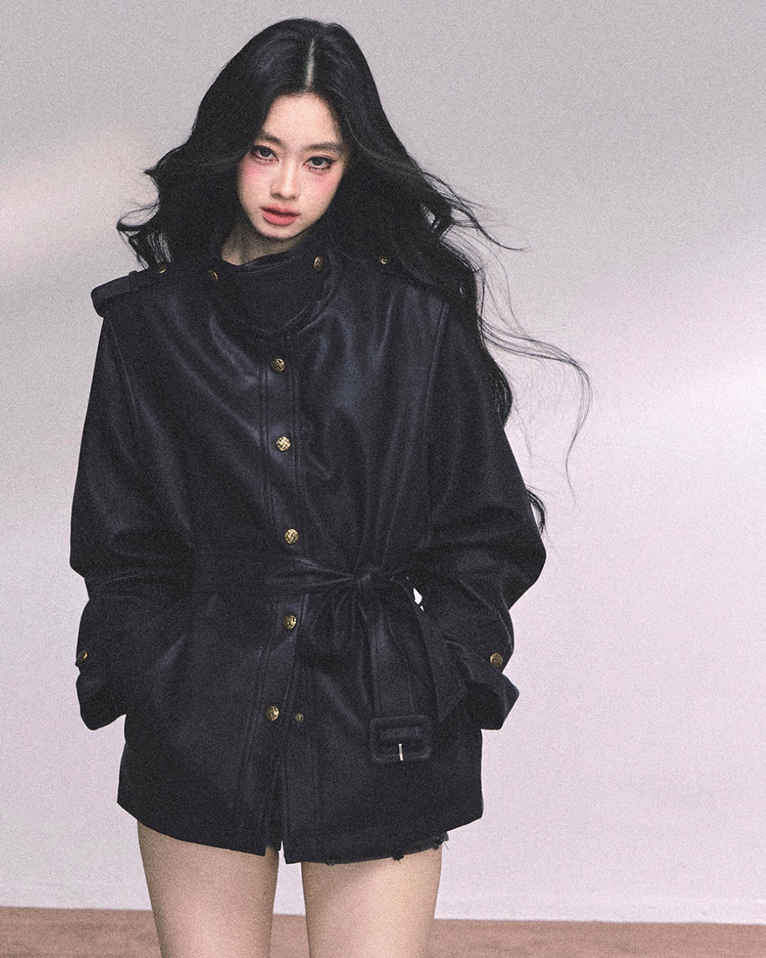 Retro Oversized Leather Jacket LAS0048