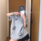 Butterfly Patch Short Sleeve T-Shirt YLS0836