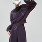 Half-Zip Sailor Collar Tops / Wide Sweatpants FER0383