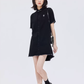 Polo Collar Embroidered Shirt Dress SHN0005