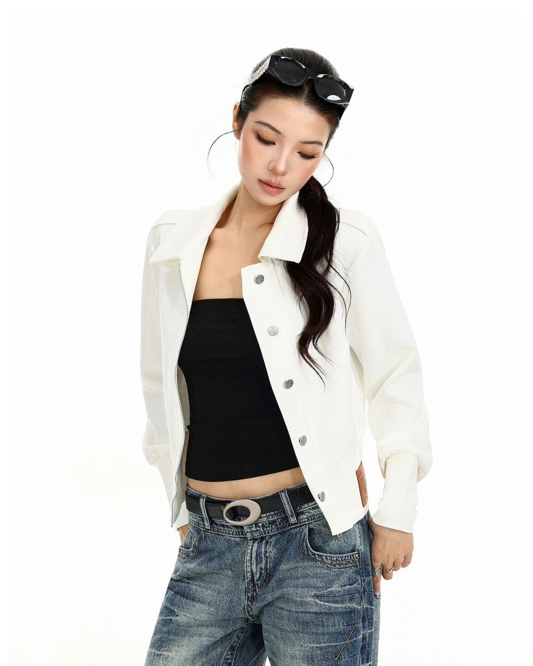 Polo Collar Short Jacket BGS0057