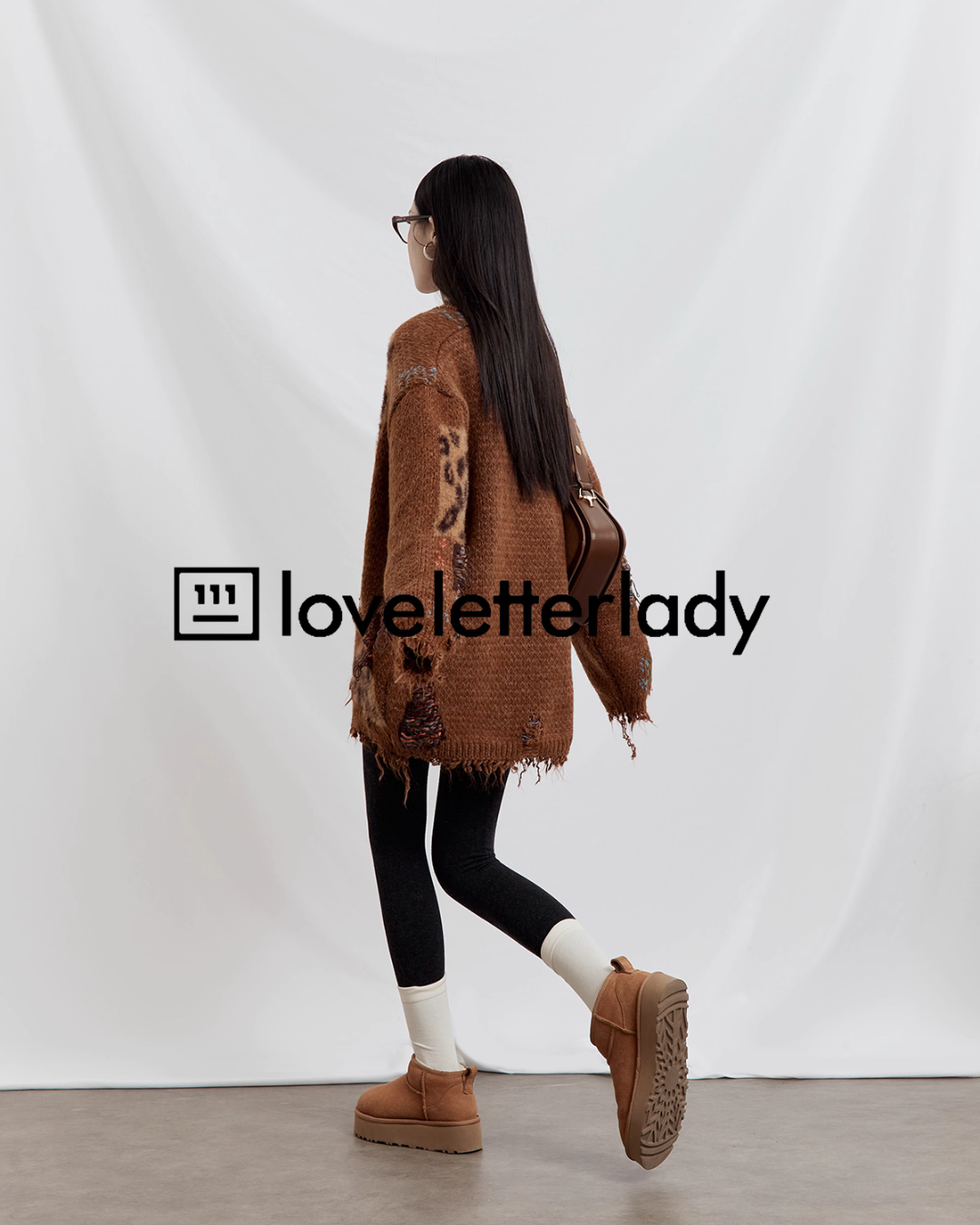 V-Neck Random Knit Cardigan LLA0537