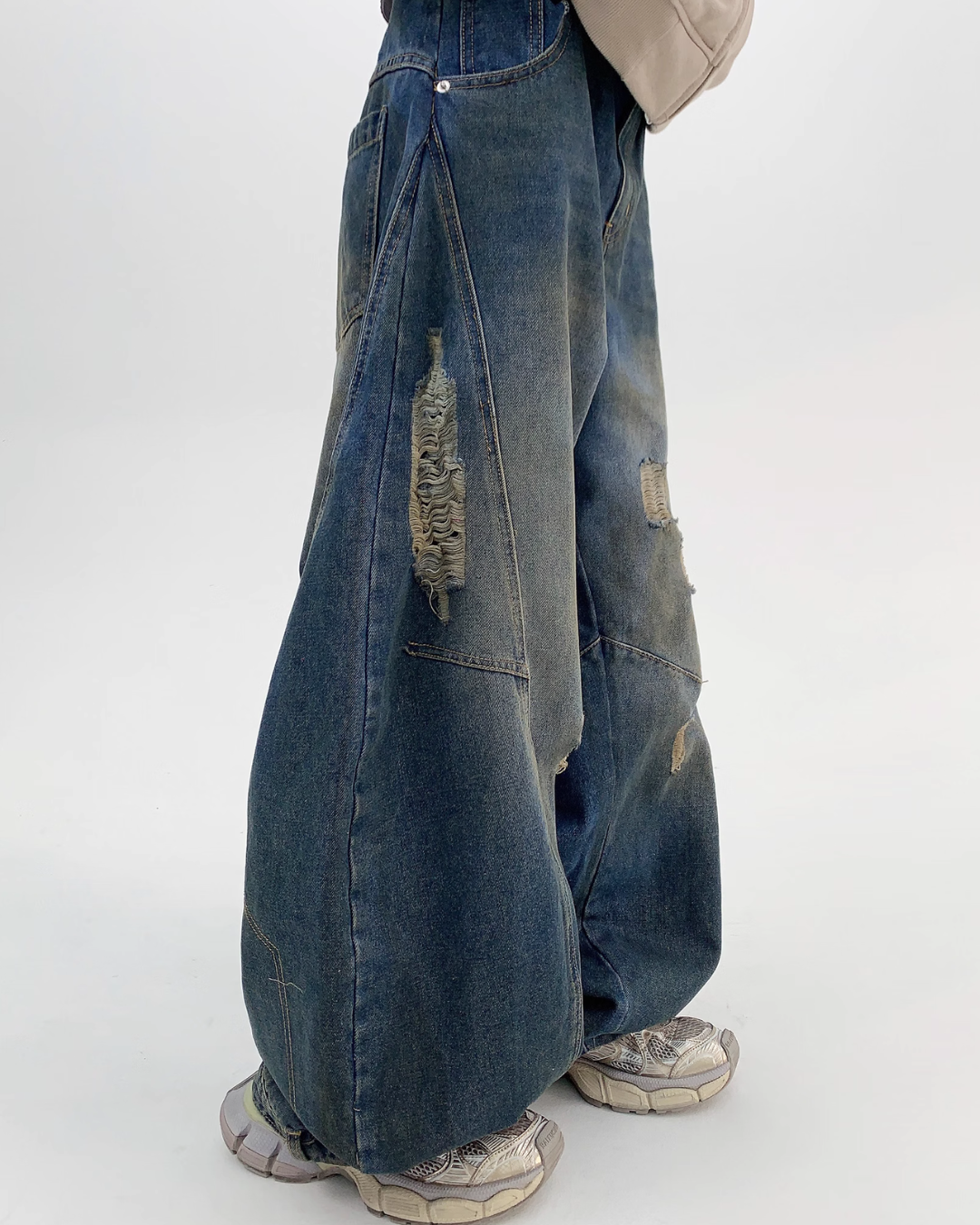 Vintage Oversized Denim Pants YLS0041