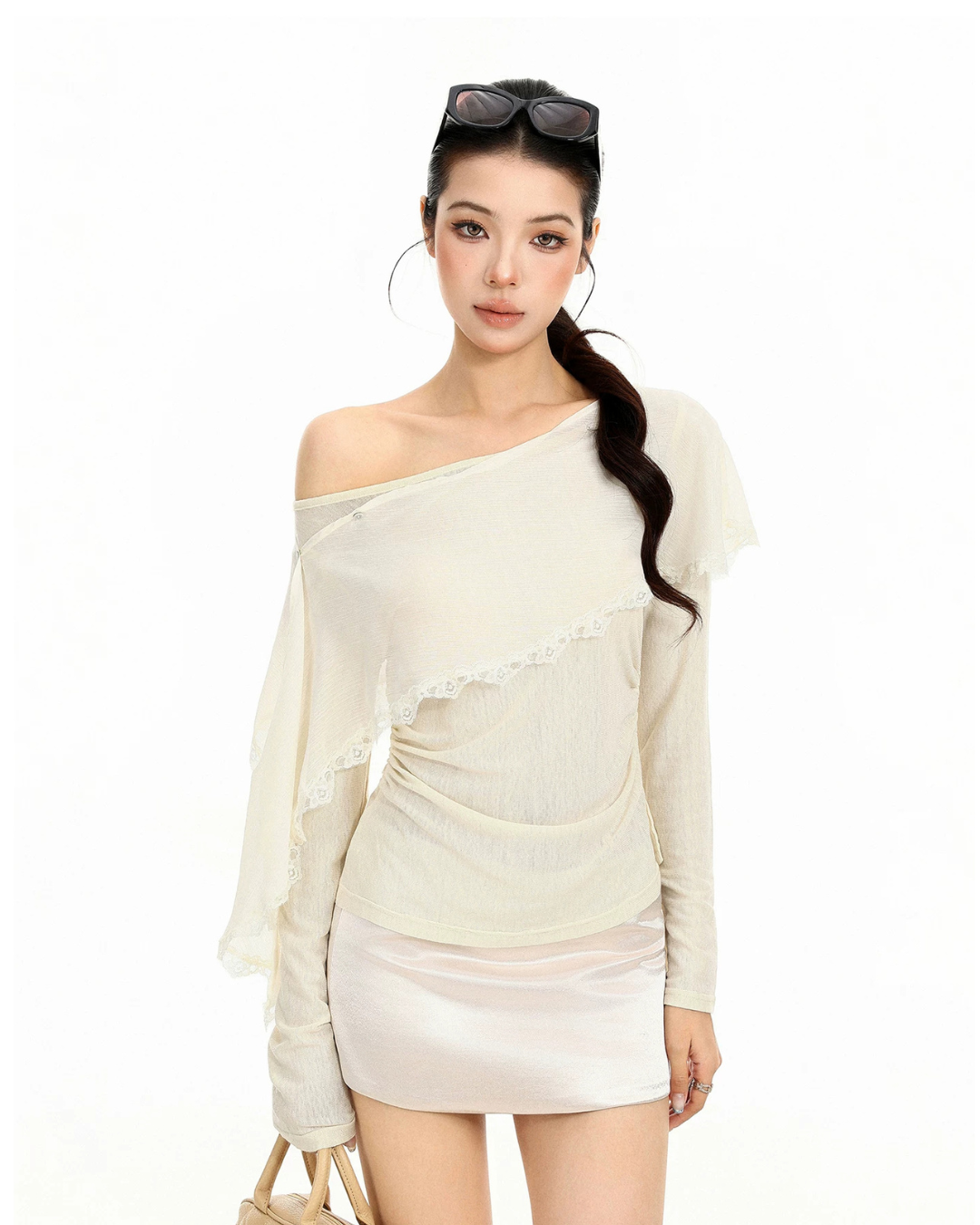 Off-Shoulder Long-Sleeve Top BGS0051