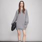 Sheep Wool Pullover Knit Top / Waist Short Skirt TEO0004