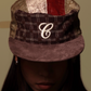 Retro Mix Fabric Embroidered Cap SCY0004