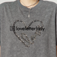 Gray Heart Logo T-shirt LLA0221