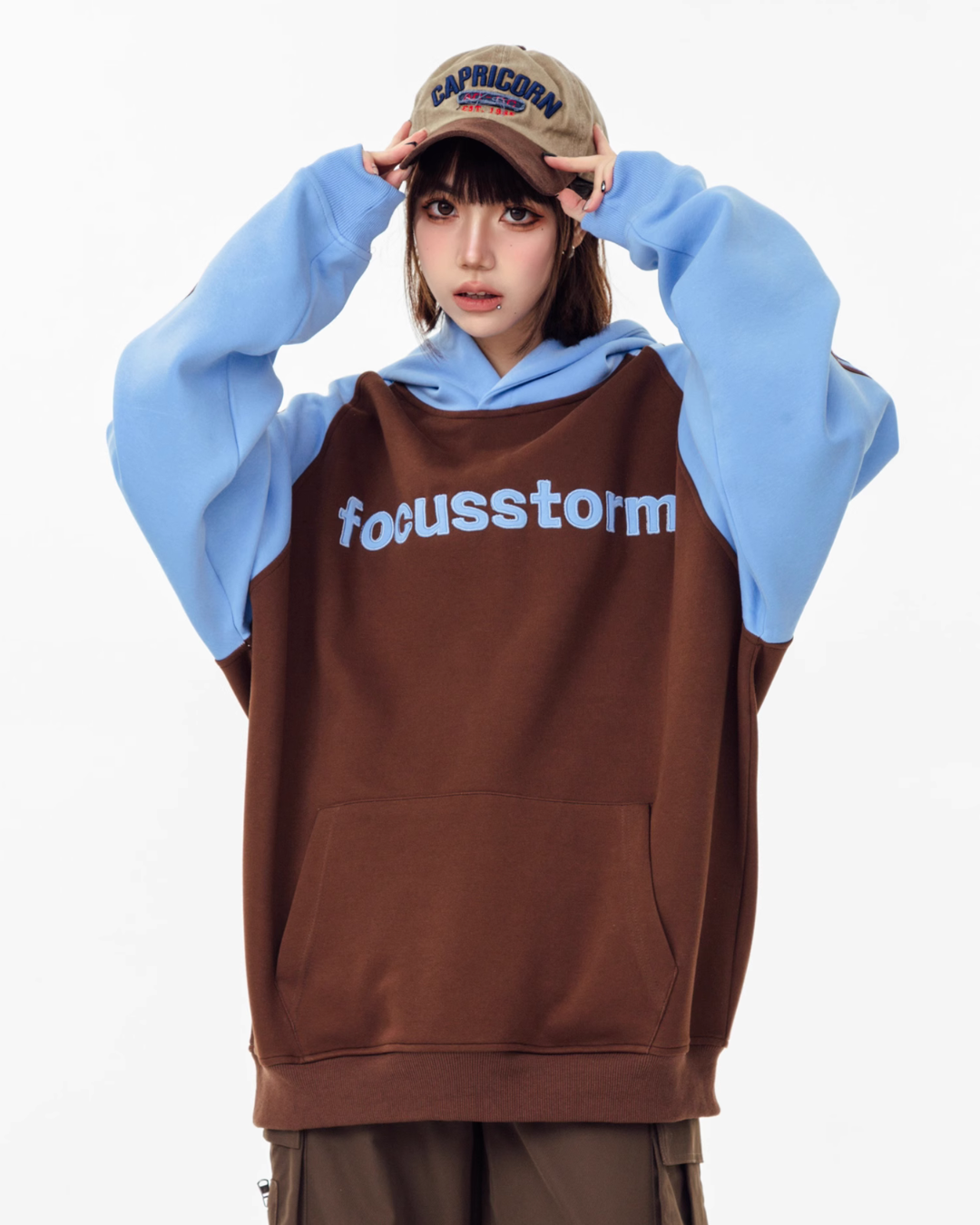 Raglan Sleeve Sweat Hoodie AXN0007