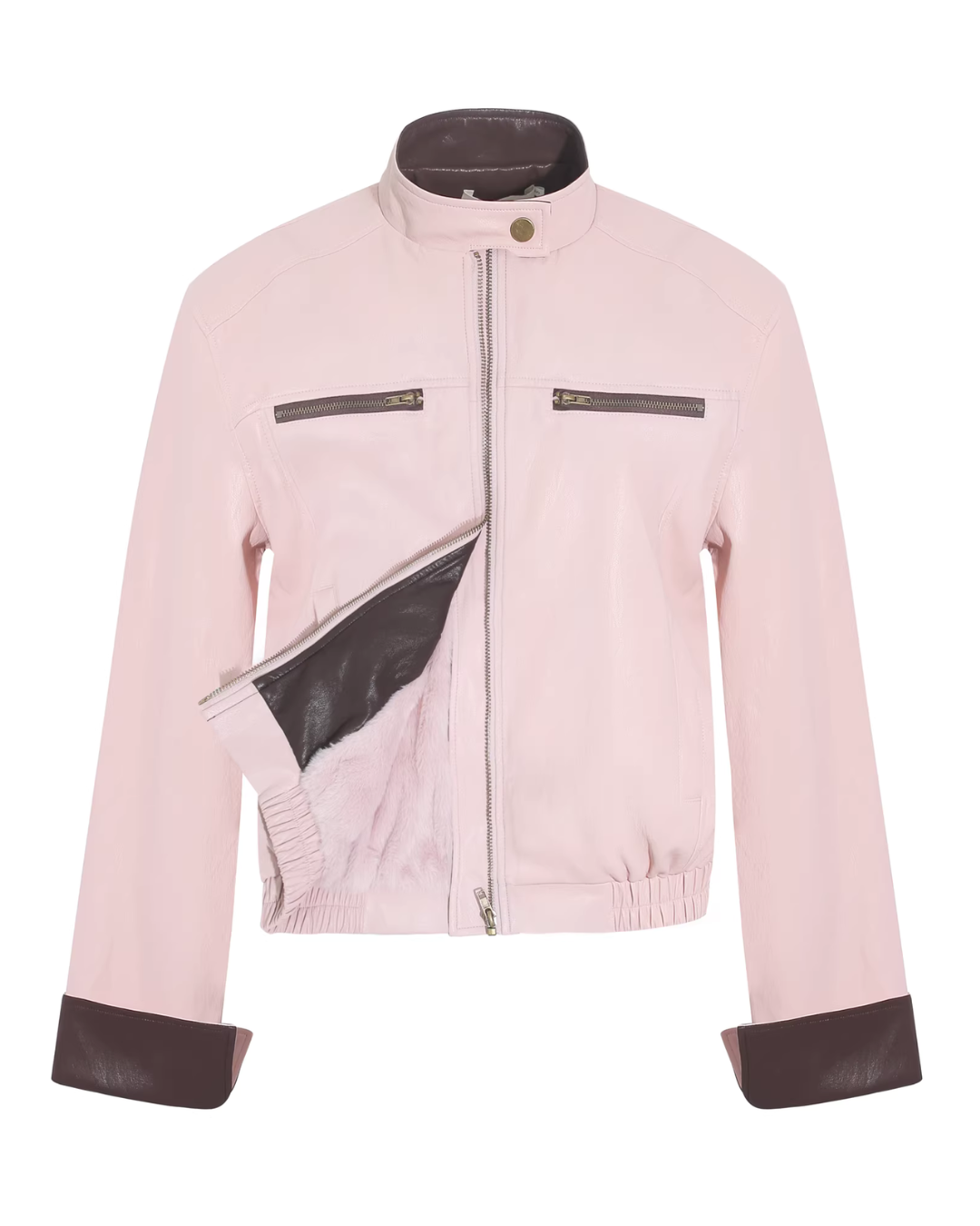 Pink Leather Jacket WDB0016