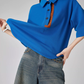 Color-Block Retro Polo Shirt FER0077