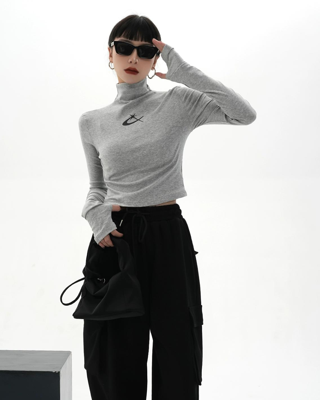 Street Mock Neck Long Sleeve SRS0249