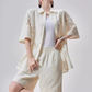 Botanical Embroidery Shirt / Shorts FER0116