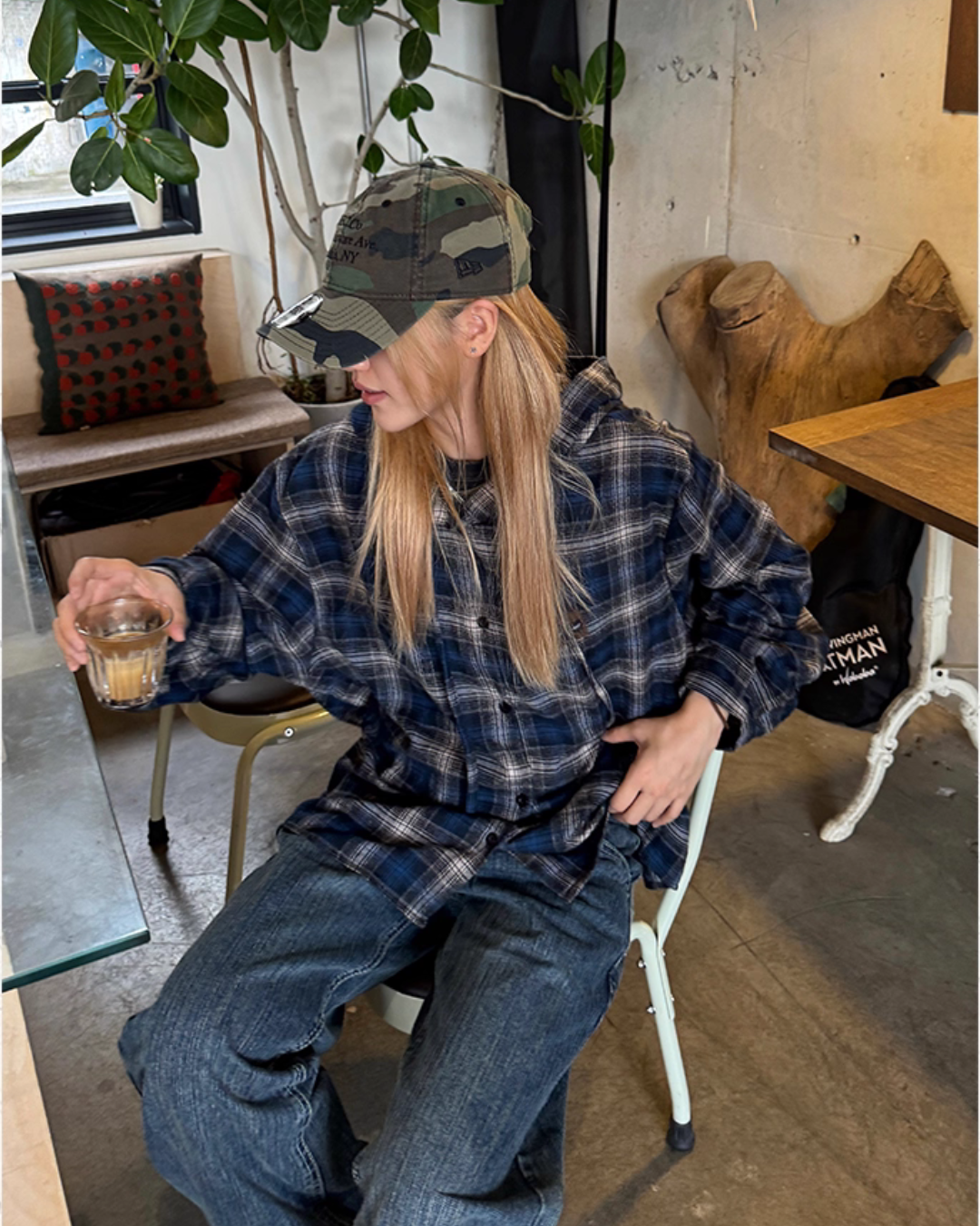 Vintage Hood Checkered Shirt CYE0004