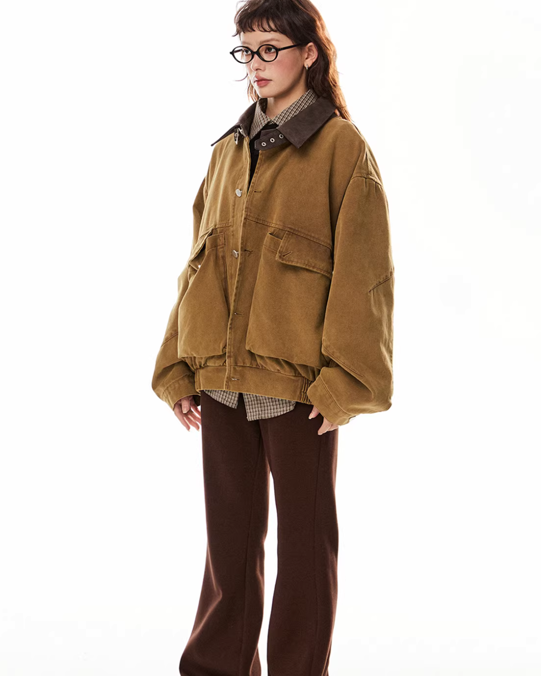 Vintage Washed Work Jacket EZK0087
