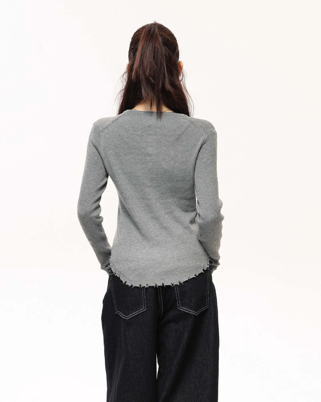 Half-Button Tight Top ACS0296