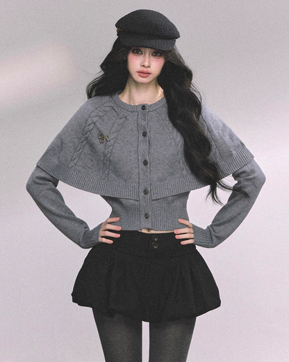 Cape Long Sleeve Knit LAS0047
