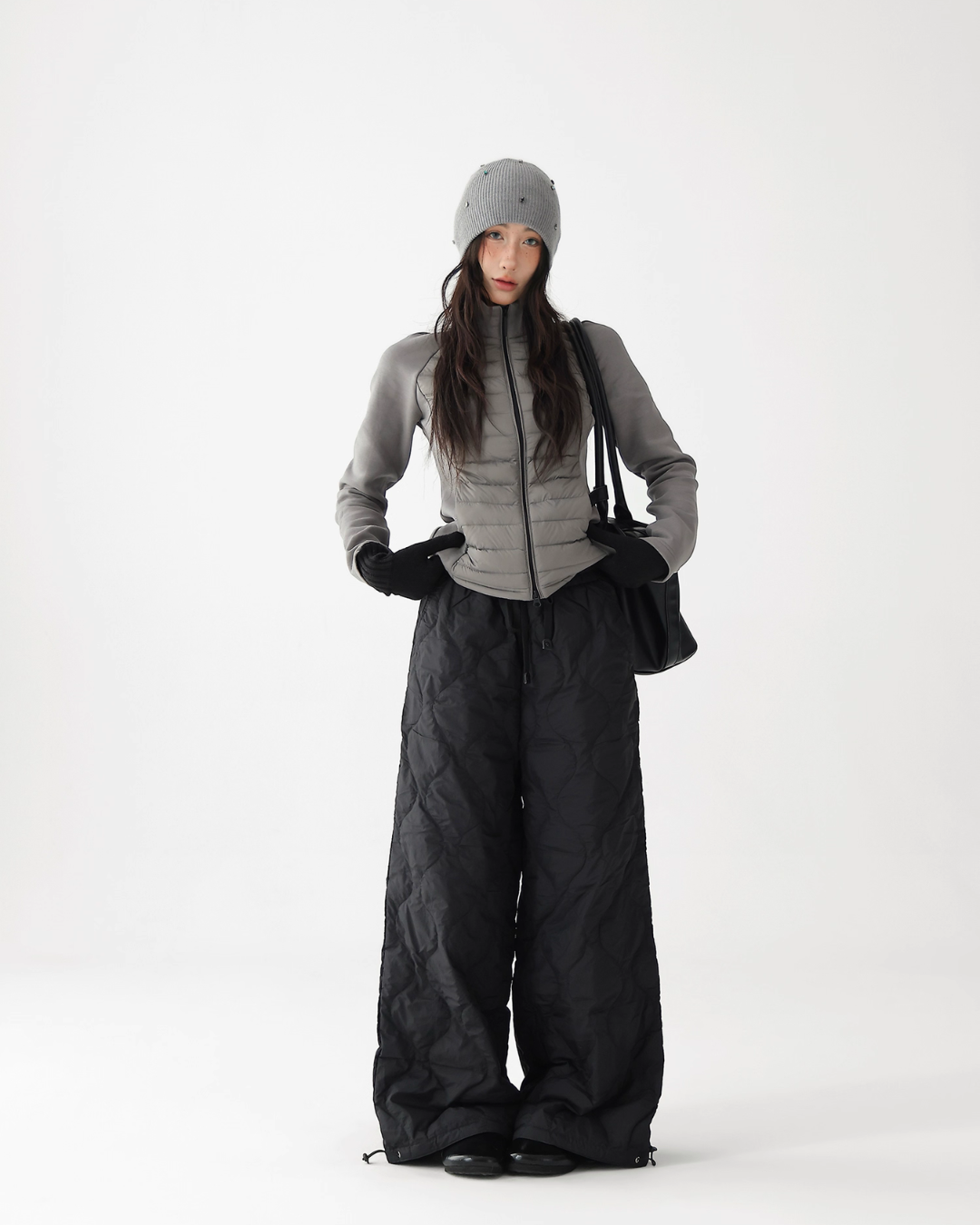 Quilted Loose Casual Pants ACS0341