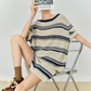 Openwork Knit Summer Top / Short Pants FER0355