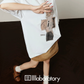 Letter Print Short-Sleeve T-Shirt LLA0651