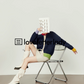 Round Neck Color Knit Cardigan LLA0402