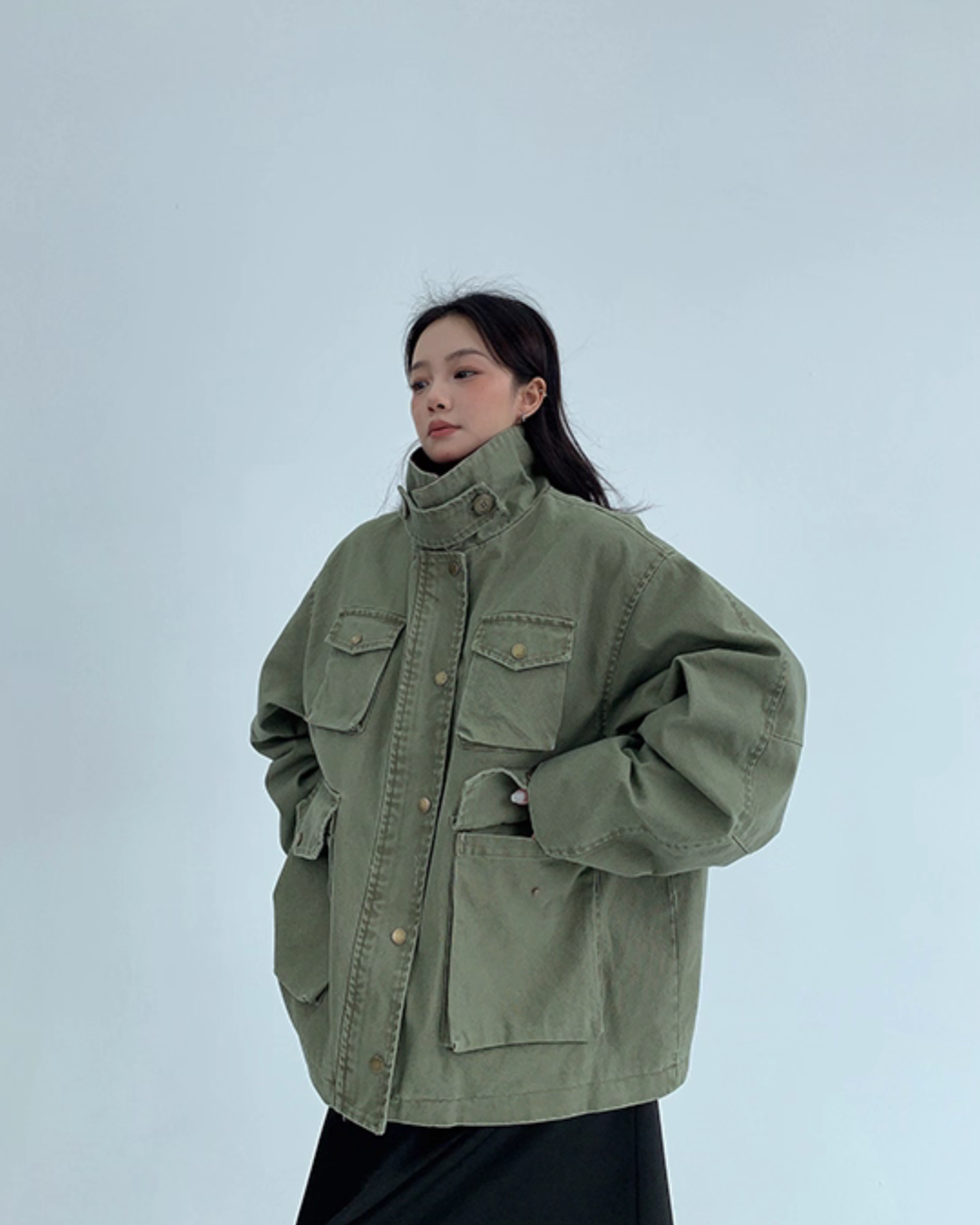 Oversized Military Jacket YLS0911