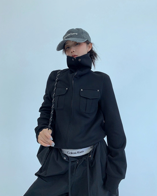 Stand Collar Compact Jacket YLS0923