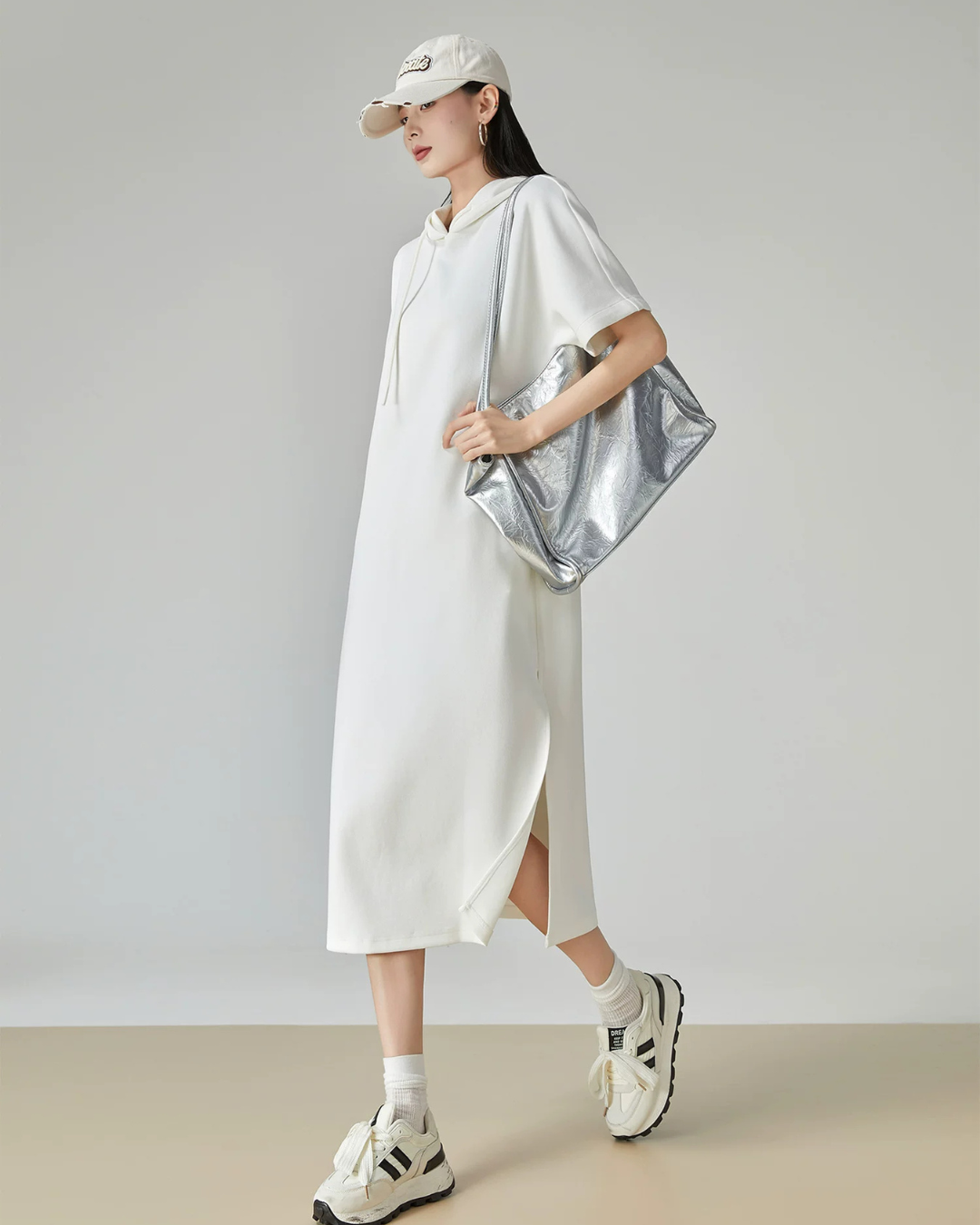 Sweatshirt Hoodie Dress FER0184
