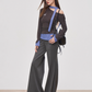 Gray Flare Pants WEO0010