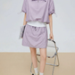 Nylon Hooded Tops / Mini Skirt FER0330