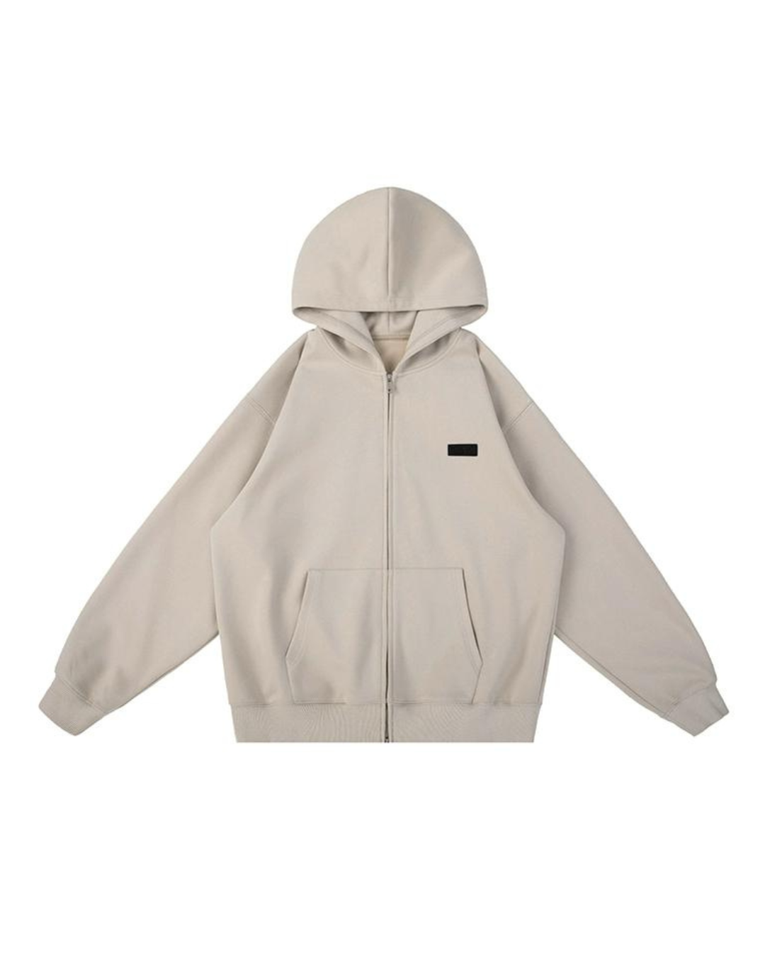 Basic Logo Double Zip Hoodie LMN0006