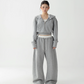 Half Zip Hoodie / Wide Sweatpants ACS0285
