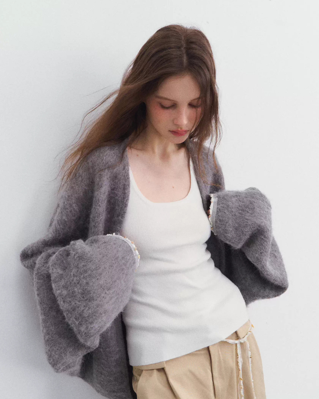 Fluffy Knit Cardigan SPY0036