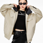 Contrast Color Pocket Jacket ICM0068