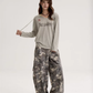 V-Neck Long Sleeve Top  ONP0010