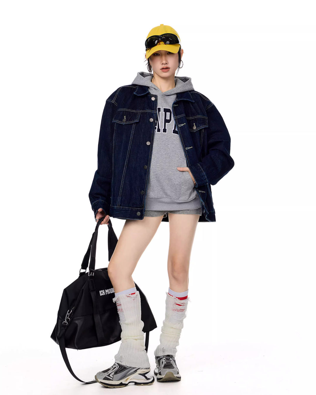 Loose Silhouette Denim Jacket ICM0091