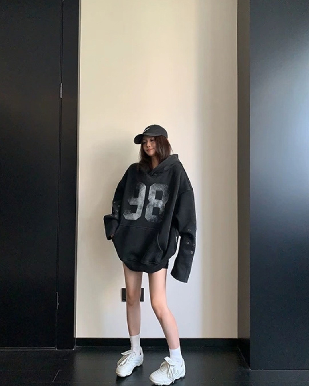 Number Logo Fleece Hoodie YLS1043