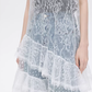 Asymmetric Lace Patchwork Dress SHN0033
