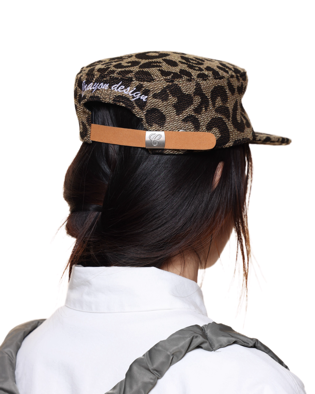 Vintage Casual Leopard Cap SCY0002